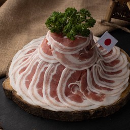 S3.หมูคุโรบุตะสามชั้น (4P) ชาบู-Kurobuta Bacon
