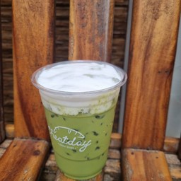 ชาเขียวมัทฉะชีส Matcha Green tea Latte Cheatday