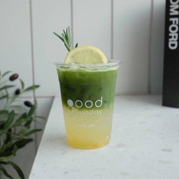 มัทฉะ-ยูสุ โซดา