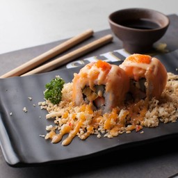 42.แซลมอนสไปซี่(2P)-Salmon Spicy Roll
