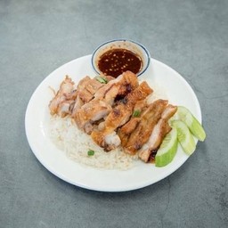 ข้าวมันไก่ย่าง (ร้านฝนข้าวมันไก่)