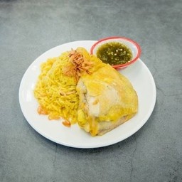 ข้าวหมกไก่ (ร้านฝนข้าวมันไก่)