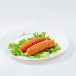 ไส้กรอกไก่ ราดซอสหม่าล่า (แถมฟรีซอสหม่าล่า)