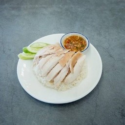 ข้าวมันไก่ต้ม (ร้านฝนข้าวมันไก่)