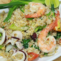 N81 Fried Rice Big Size Mixed Seafood 海鲜炒饭（大碗）