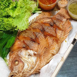 ปลาทับทิมทอดน้ำปลา