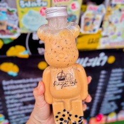 ชาไทยไข่มุก ขวดแฟนซี