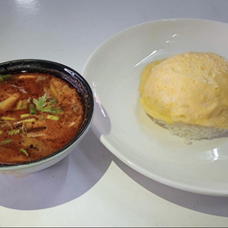 ข้าวไข่ข้นต้มยำ