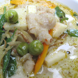 N68 Fish green curry 石斑鱼绿咖喱