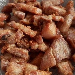 หมูทอดนํ้าปลา (เป็นกับข้าว)