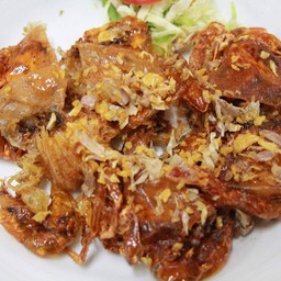 ปูนิ่มทอดกระเทียม