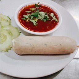 ไส้กรอก ปูอบวุ้นเส้น