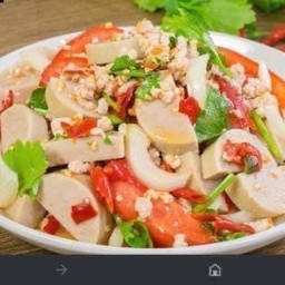 ยำหมูยอ +หมูสับ