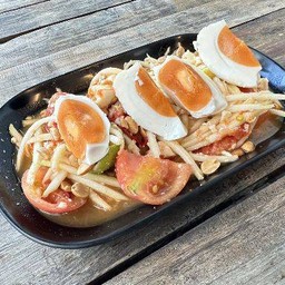 ตำไทยไข่เค็ม