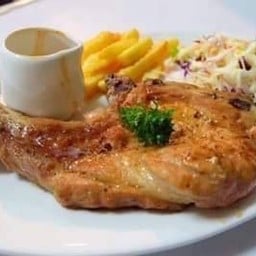 สเต๊กพอร์คชอพพริกไทยดำ