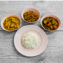 ราดข้าว 3 อย่าง