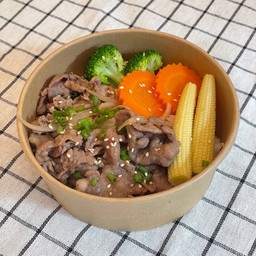 ข้าวหน้าหมูสไลด์เทอริยากิ