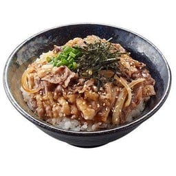 ข้าวหมูสไลด์ผัดซอสยากินิกุ + ซุปมิโสะ