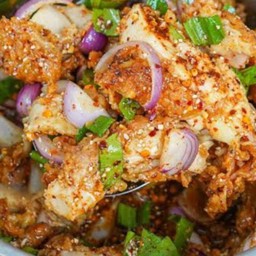 ข้าวยำไก่แซ่บวิงซ์แซ่บ