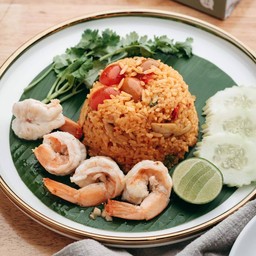 ข้าวผัดต้มยำกุ้ง