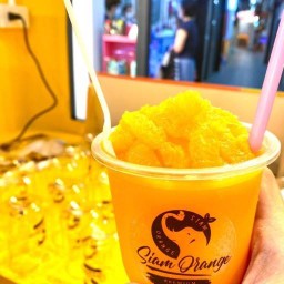 น้ำส้มสด Siam Orange วังหลังพลาซ่า ศรีราชา