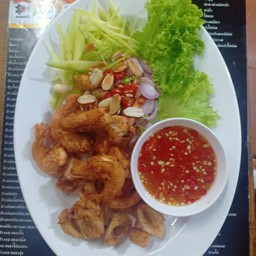 ยำกุ้งกรอบDeana&Deeny cafe