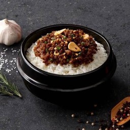 ข้าวผัดมันเนื้อวากิว