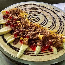 เครปกล้วยคอนเฟลกเยลลี่ผงโอวัลติน