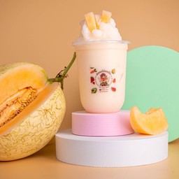 แคนตาลูป+นมสด