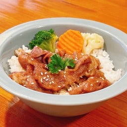 ข้าวหน้าหมูผัดซอสเทอริยากิ(HS)