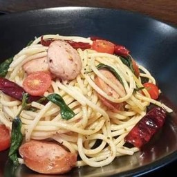 สปาผัดพริกแห้ง