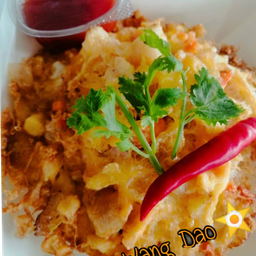 ข้าวไข่เจียวกุ้งสับ