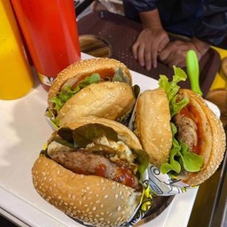 เบอร์เกอร์กุ้ง Extratopping