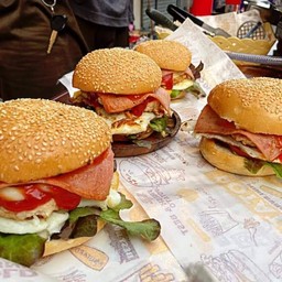 เบอร์เกอร์ปลา Double