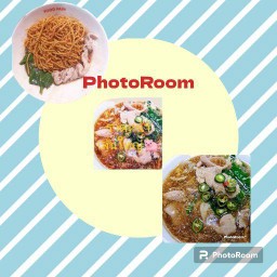 ราดหน้าเส้นใหญ่+1 ราดหน้าเส้นหมี่+1 ราดหน้าบะหมี่กรอบเหลือง+1(รวมเป็น 3 ถุง)