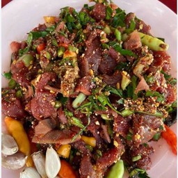 ก้อยเนื้อชิ้น..แบบขม..