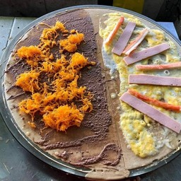 เครปนูเทลล่าXใข่แฮมปูอัด