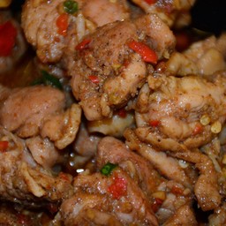 ผัดหม่าล่าไก่ (กับข้าว)