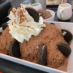 B3 บิงซูนมสดโอริโอ้ครัช(มีไอศกรีมช็อกโกแลต) (Size L)