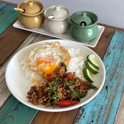 ข้าวกระเพราหมูสับ