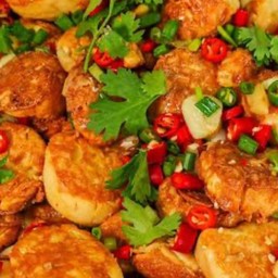 เต้าหู้ผัดพริกกระเทียม