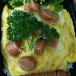 ข้าวไข่ข้นฮอทดอก