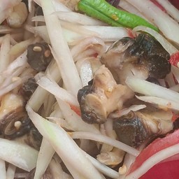 ตำปูปลาร้าหอยเชอรี่