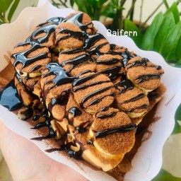 ขนมปังปิ้งกล้วยโอวัลติน