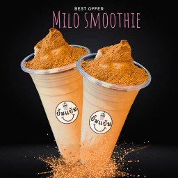 ไมโลโรงเรียนปั่น-#ฟรีโรยผง(เน้นความเข้มของไมโล)