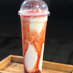 นมสดลาวาสตอเบอร์รี่ 22oz