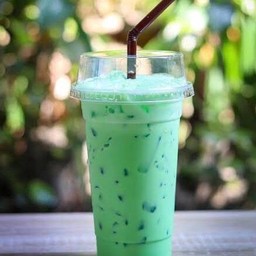 นมสดแคนตาลูป ปั่น22ozฟรีมุกคอลลาเจน