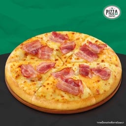 พิซซ่า โฟร์ชีสและเบคอน Pizza Four Cheese & Bacon
