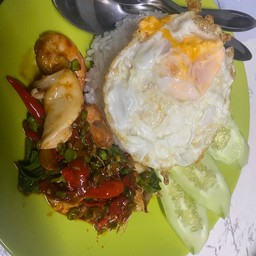 กระเพราทะเลไข่ดาว