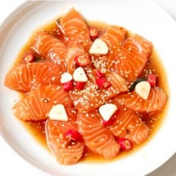 แซลม่อนดองซีอิ๊ว